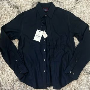 Untuckit black button up dress shirt